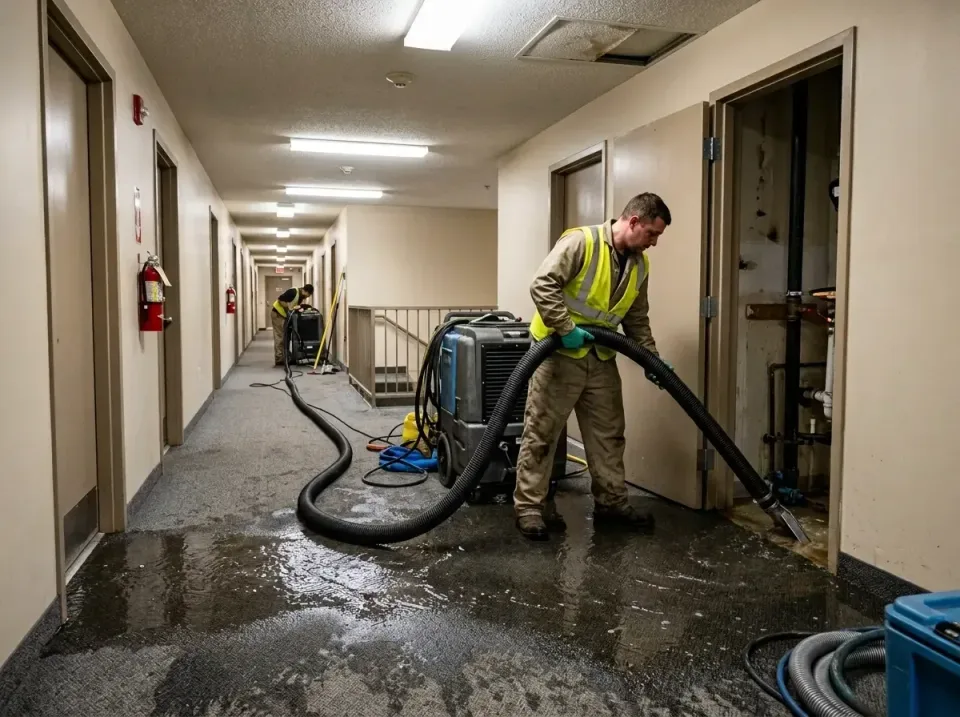 multi-unit-apartment-hallway-f-005 — frequently asked questions, Emergency Burst Pipe Water Extraction & Removal in Lamar, MO